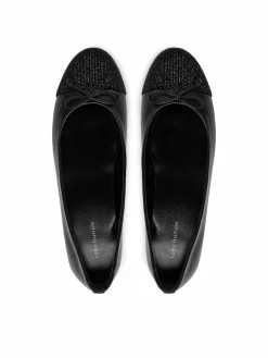 Ballerine Cap-Toe Pave Ballet 166214 Nero