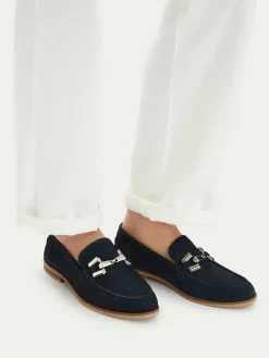 Chunky loafers 9-24202-46 Blu scuro