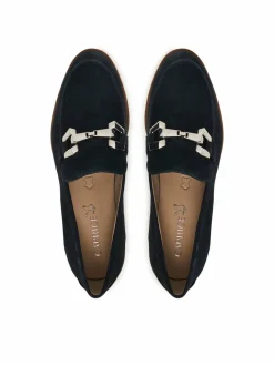 Chunky loafers 9-24202-46 Blu scuro