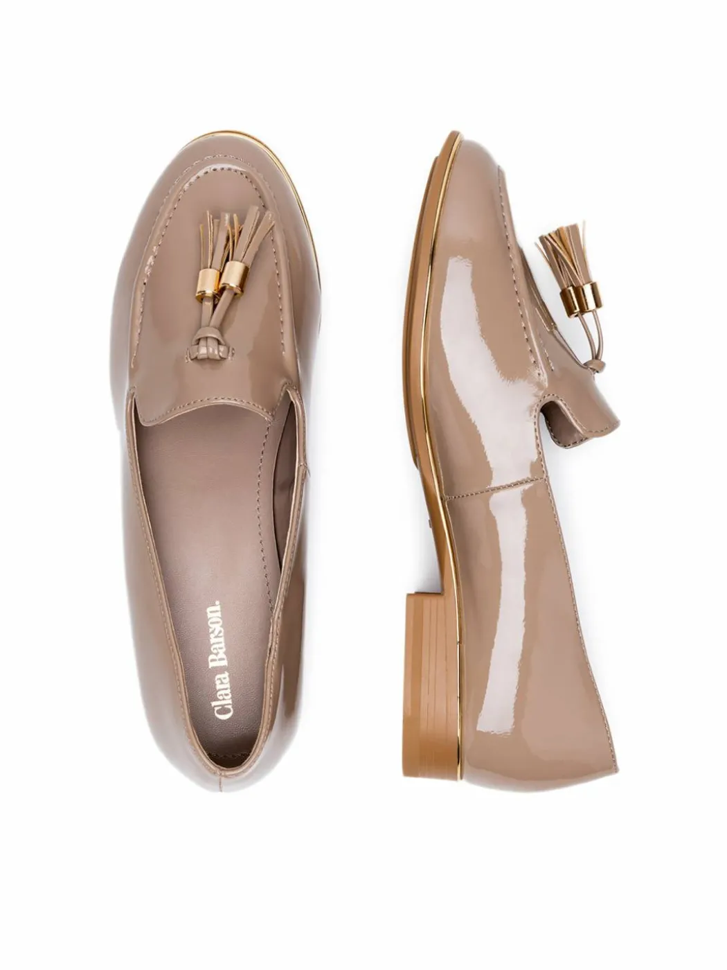 Chunky loafers CD24055-1 Beige