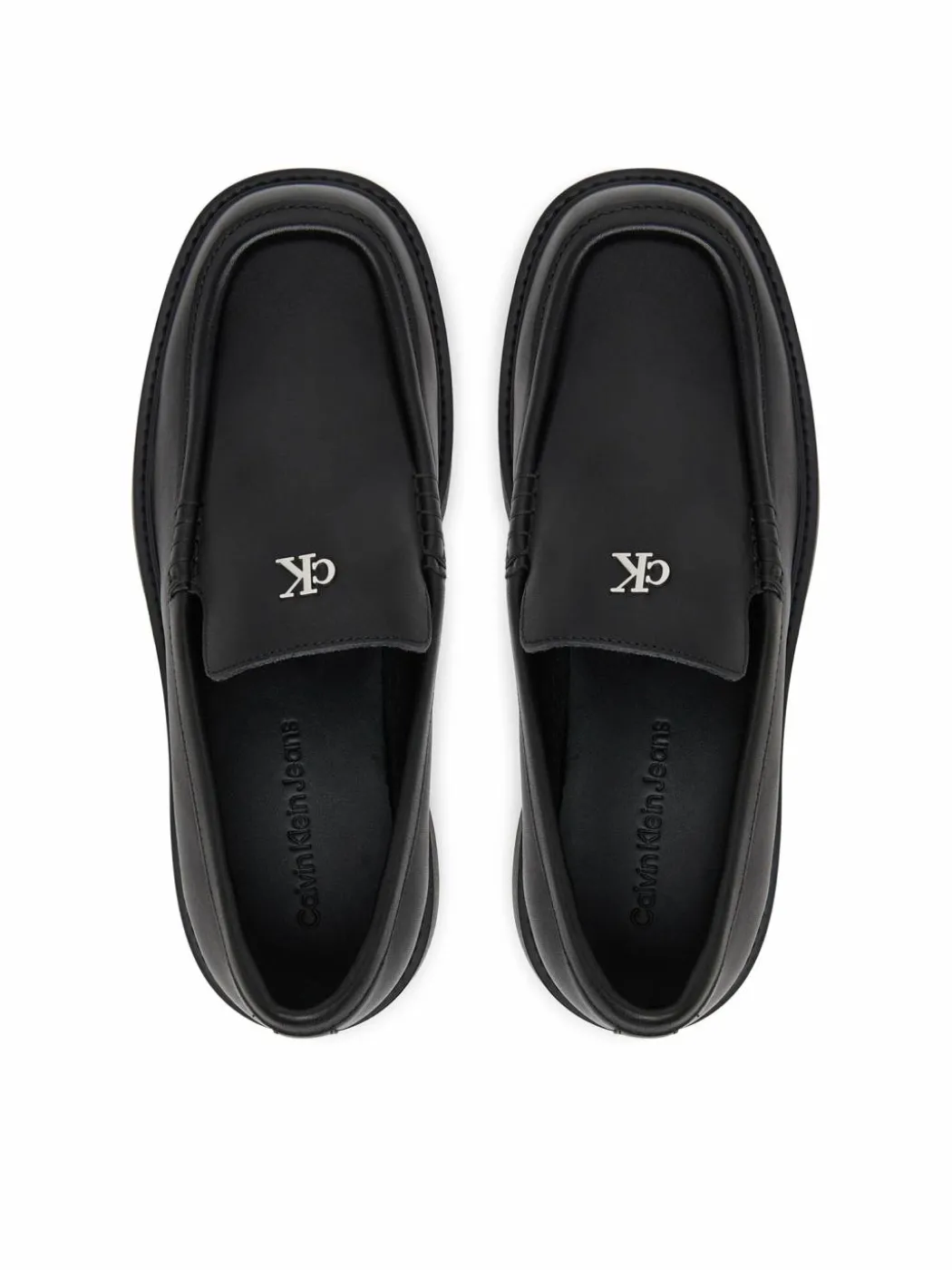 Chunky loafers Chunky Cupsole Ru Patch Lth YW0YW01862 Nero