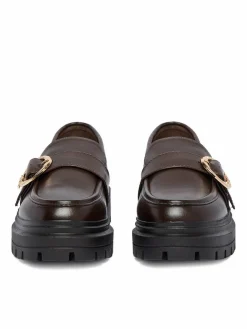 Chunky loafers EO-SVETA001W/GY1 Marrone scuro