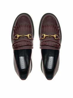 Chunky loafers Perry Bordeaux