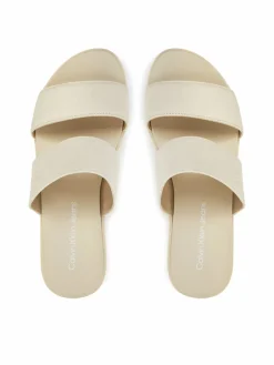 Ciabatte Flatform Sandal Webbing In YW0YW01789 Écru