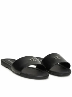 Ciabatte Flat Sandal Slide Mg YW0YW01697 Nero