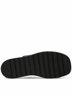 Ciabatte Rope Sandal Soft Lth Mg YW0YW01864 Nero