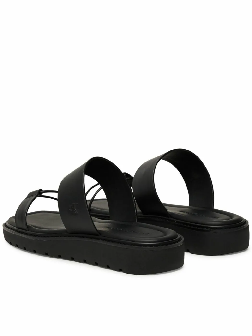 Ciabatte Rope Sandal Soft Lth Mg YW0YW01864 Nero