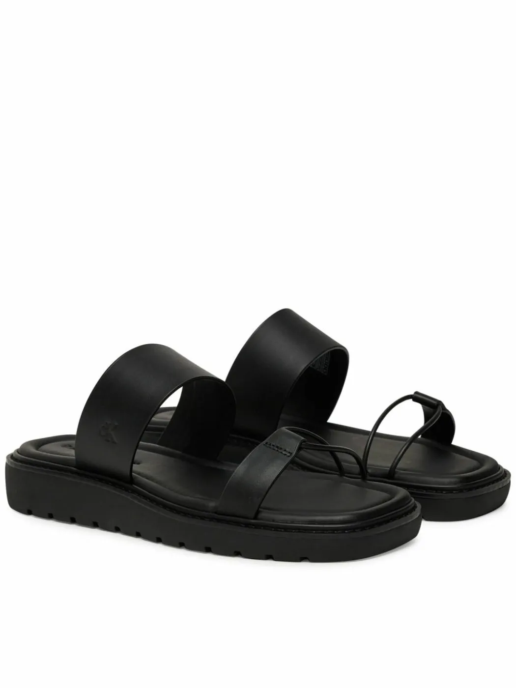 Ciabatte Rope Sandal Soft Lth Mg YW0YW01864 Nero