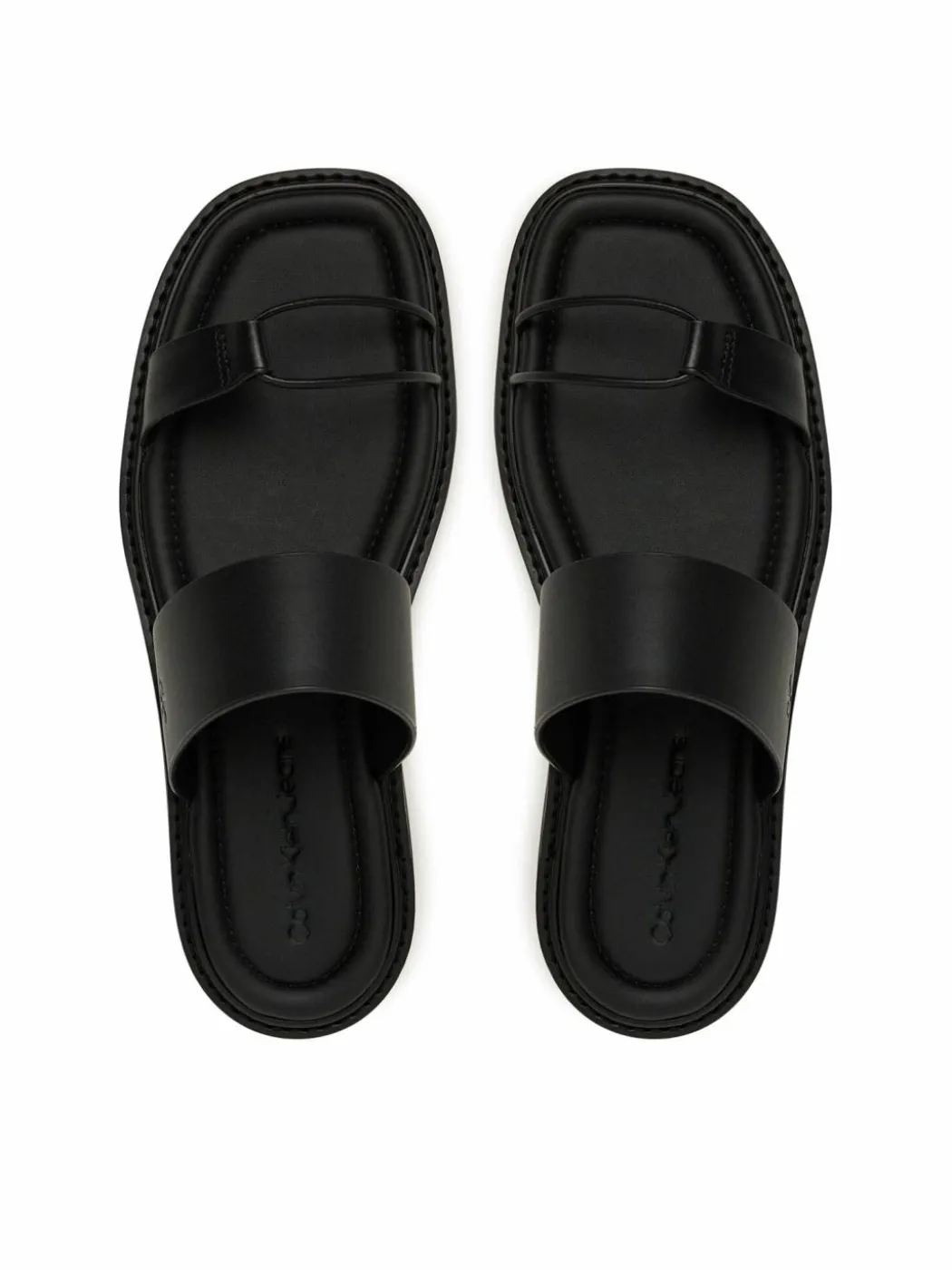 Ciabatte Rope Sandal Soft Lth Mg YW0YW01864 Nero