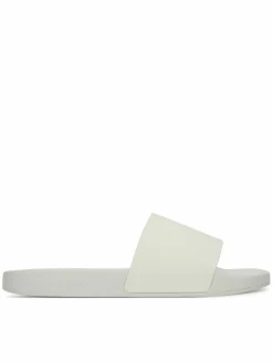 Ciabatte Slide Monogram Tpu YW0YW01715 Bianco