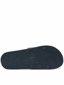 Ciabatte Slide Rubber Neoprene Monologo YM0YM00361 Blu scuro