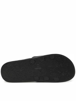Ciabatte Slide Rubber Neoprene Text YM0YM01234 Nero