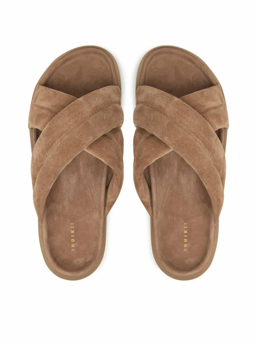 Ciabatte Suede Crossed 50102-500 Beige