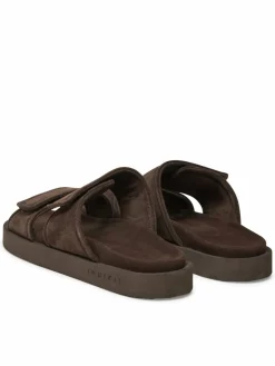 Ciabatte Suede Double Band 50102-510 Marrone