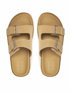 Ciabatte Tjw Double Strap Sandal Suede EN0EN02797 Marrone