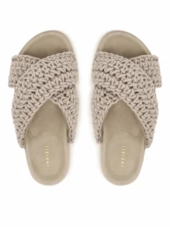 Ciabatte Woven 1004.003.0062 Grigio chiaro