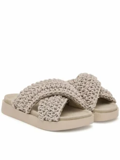 Ciabatte Woven 1004.003.0062 Grigio chiaro