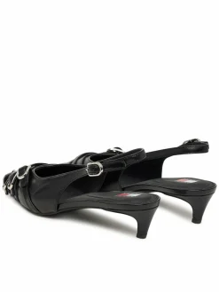 Décolleté Tjw Sling Back Kitten Heels EN0EN03171 Nero