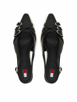Décolleté Tjw Sling Back Kitten Heels EN0EN03171 Nero