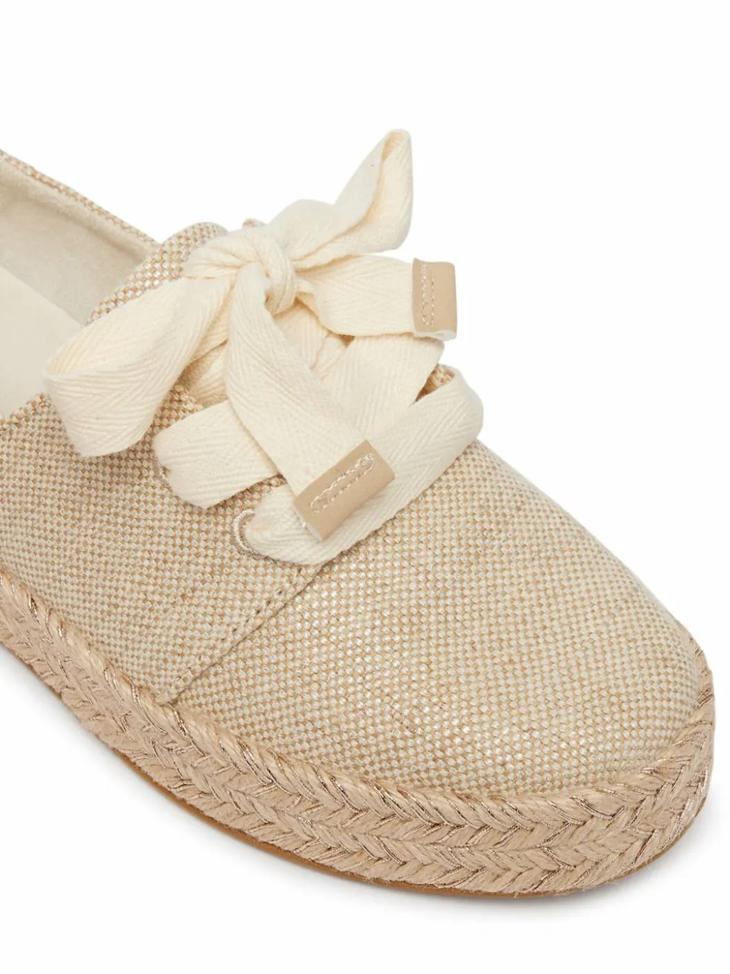 Espadrillas Carolina Lace Up 10023062 Beige