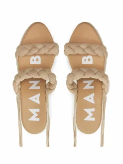 Espadrillas Hamptons Two Braided Bands Wedge Espadrilles M 1.1 WE Beige