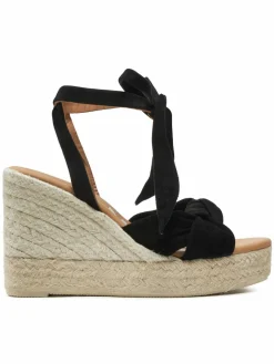 Espadrillas Hamptons Wedge Espadrilles With Knot K 1.0 WS Nero