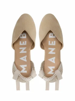 Espadrillas Heart-Shaped Wedge Espadrilles M 1.1 WH Beige