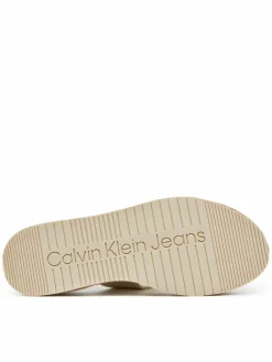 Espadrillas Sporty Rope Mg Lth Webbing YW0YW01704 Beige