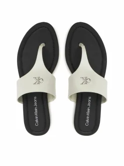 Infradito Flat Sandal Toepost Mg YW0YW01691 Bianco