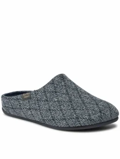 Pantofole Nauel-Km Blu scuro