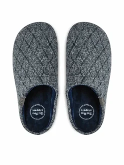 Pantofole Nauel-Km Blu scuro