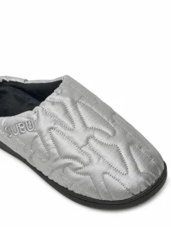 Pantofole Outline Argento