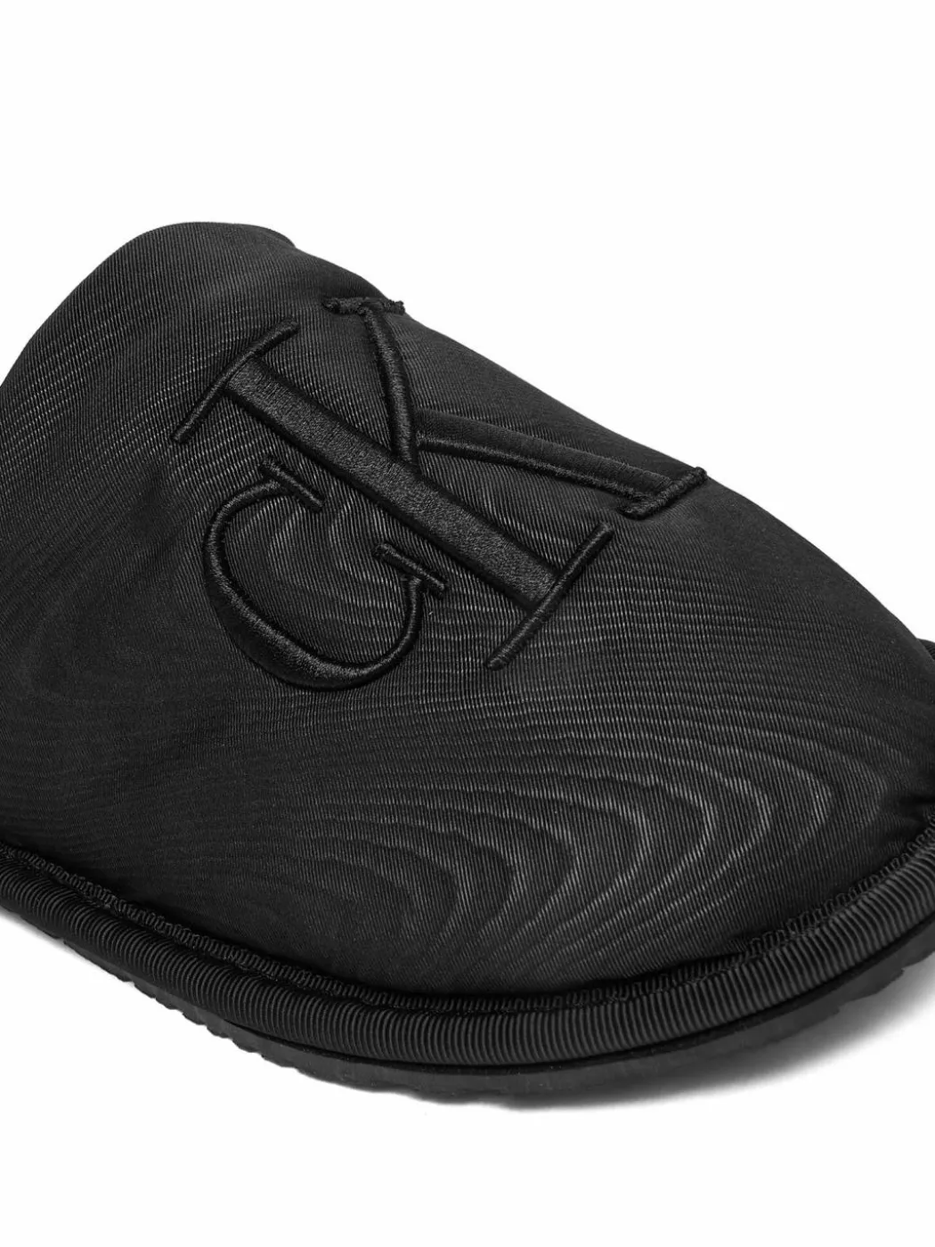 Pantofole Slipper Satin Moire YW0YW02053 Nero