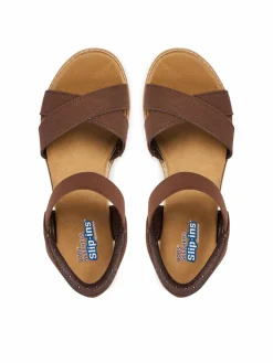 Sandali BOBS Desert Kiss - Golden Lily 114418/CHOC Marrone