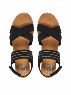 Sandali BOBS Desert Kiss-Shore Enough 114130/BLK Nero
