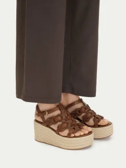 Sandali EO-AMANI-LT0228-26-806 Marrone