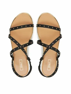 Sandali Onlmari-4 Pu Studs 15342339 Nero