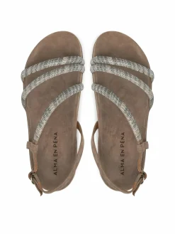 Sandali V251705 Marrone