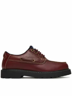 Scarpe basse Archive '01 Boat Shoe Leather EM0EM01651 Marrone