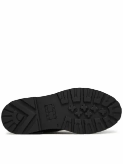 Scarpe basse Archive '01 Boat Shoe Leather EM0EM01651 Nero