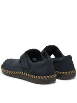 Scarpe basse B2453-14 Blu scuro