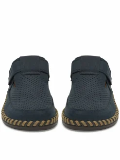 Scarpe basse B2453-14 Blu scuro