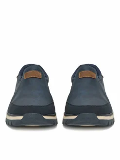 Scarpe basse B9350-14 Blu scuro
