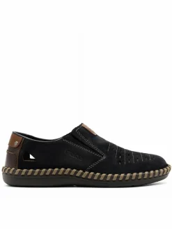 Scarpe basse B2457-14 Blu scuro