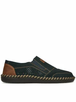 Scarpe basse B2466-14 Blu scuro