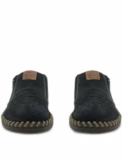 Scarpe basse B2457-14 Blu scuro