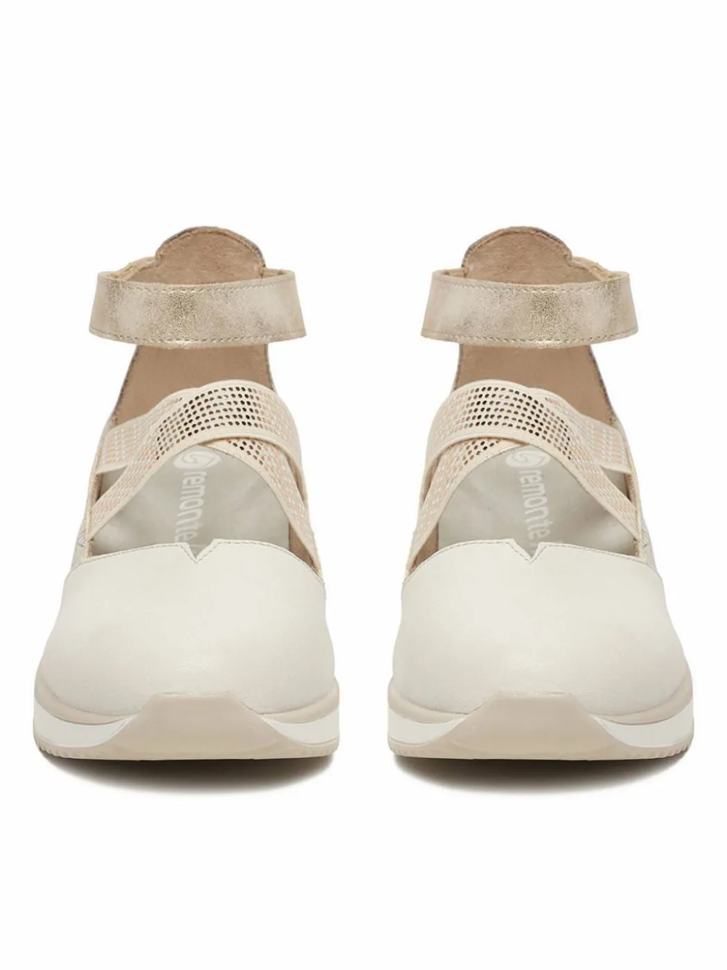 Scarpe basse D2411-81 Beige