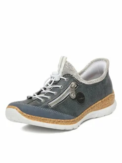 Scarpe basse N42F2-14 Blu scuro