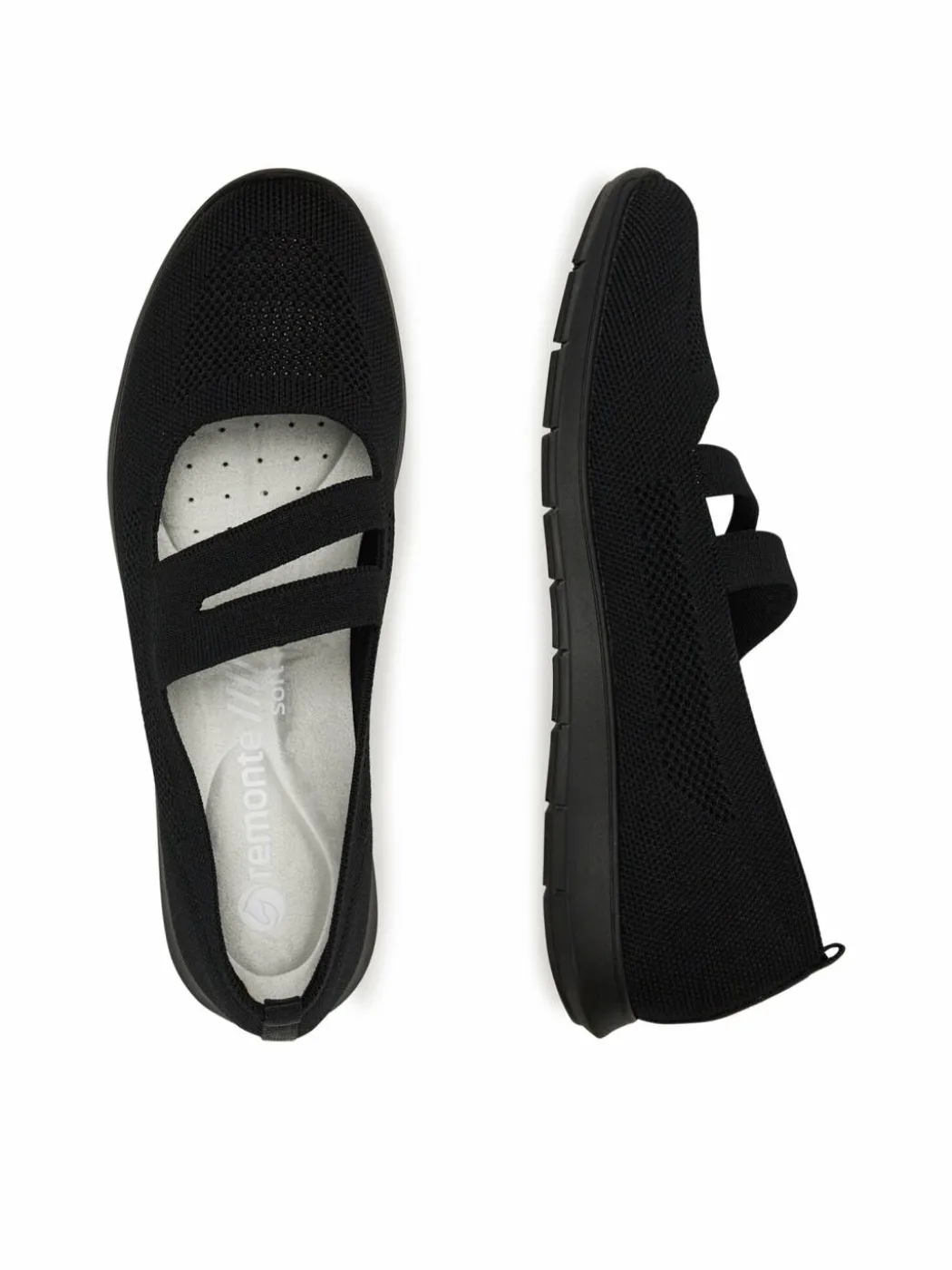 Scarpe basse R7102-01 Nero