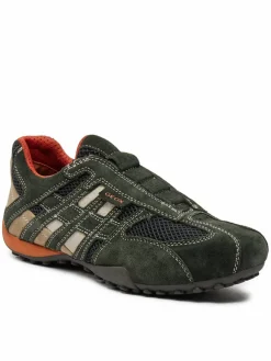 Scarpe basse U Snake L U4207L 02214 C1300 Verde